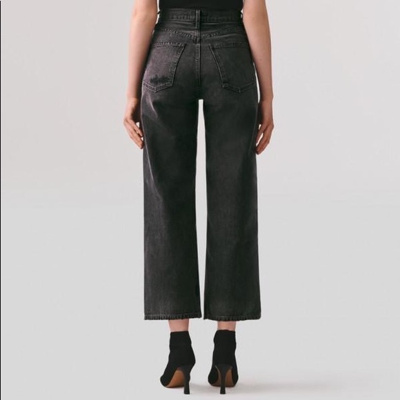AGOLDE Ren High Waist Crop Wide Leg Jeans - Picture 4 of 13